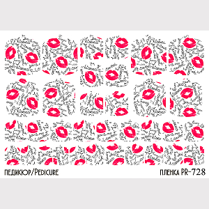 Anna Tkacheva, наклейки пленки для педикюра PR-728