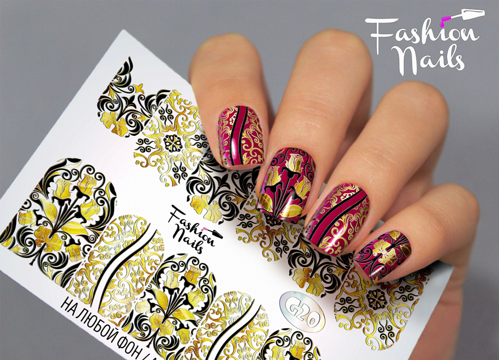 Fashion Nails, слайдер-дизайн "Galaxy" №20