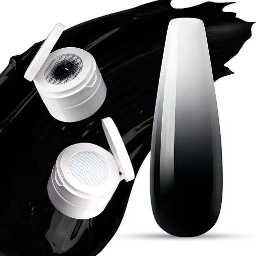 Irisk, набор гелевых красок Aero для градиента и дизайна (банка с сеткой), 2 х 1,5 гр