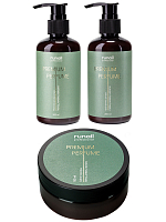 RuNail, набор №54 парфюмированный суфле-парафин, крем-финиш и молочко для рук и тела с мочевиной 10%