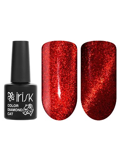 Irisk, набор №56 гель-лак "кошачий глаз" Color Diamond Cat (4 оттенка по 10 мл)