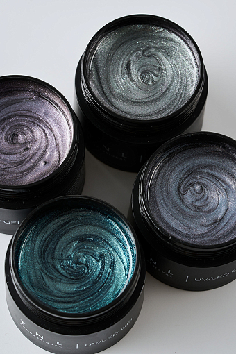 TNL, набор №257 жесткий гель для наращивания Lumicat gel (4 оттенка по 15 мл)