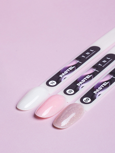TNL, Pastel - жесткий гель для наращивания с шиммером №11 (лунный камень), 15 мл