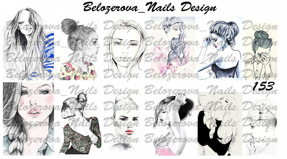 Слайдер-дизайн Belozerova Nails Design на белой пленке (153)