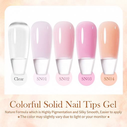 Born Pretty, Solid Nail Tips Gel - клей для гелевых типс (SN01), 5 гр