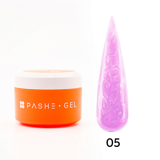 PASHE, Shelly Gel - жесткий гель для наращивания №05, 15 мл