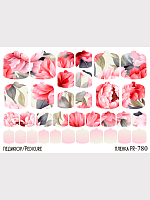 Anna Tkacheva, наклейки пленки для педикюра PR-780