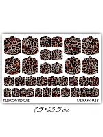 Anna Tkacheva, наклейки пленки для педикюра PR-028