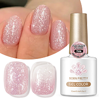 Born Pretty, Jelly Nude Gel - гель-лак желе с блестками №03, 10 мл