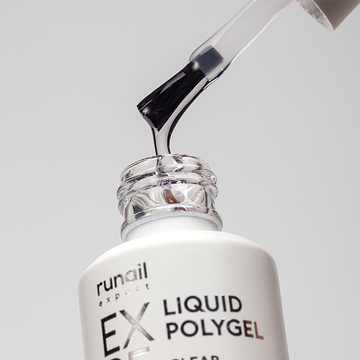 Runail Expert, Liquid PolyGel - жидкий полигель №200 (прозрачный), 18 мл