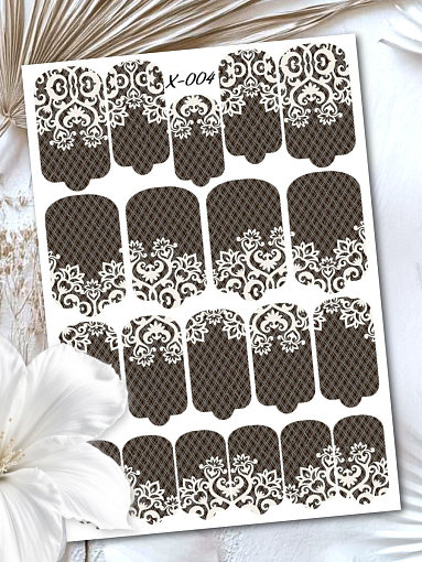 Anna Tkacheva, мини наклейки пленки для маникюра X-004