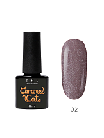 TNL, Caramel Cat - гель-лак "корейская кошка" №02 (лавандовый раф), 6 мл