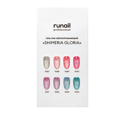 RuNail, Shimeria Gloria - гель-лак светоотражающий №9687, 7 мл