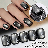 Born Pretty, Black Water Light Cat Magnetic Gel - магнитный гель-лак "кошачий глаз" BGC01, 10 мл