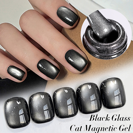 Born Pretty, Black Water Light Cat Magnetic Gel - магнитный гель-лак "кошачий глаз" BGC01, 10 мл
