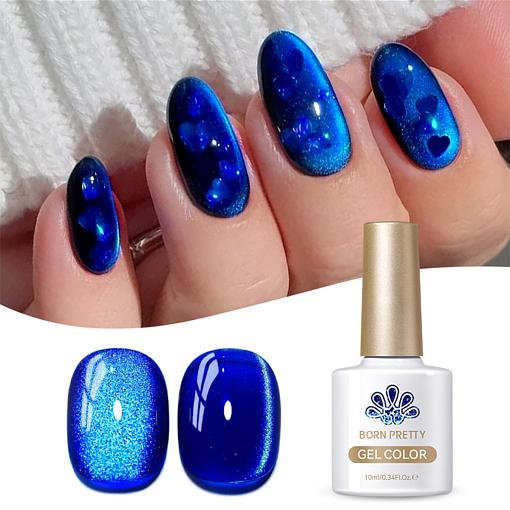 Born Pretty, Crystal Cat Magnetic Gel - магнитный гель-лак "кошачий глаз" MY47, 10 мл