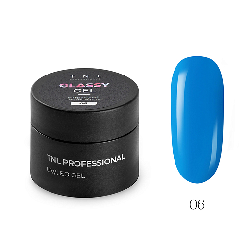 TNL, Glassy Gel - гель для наращивания витражный цветной №06, 15 мл