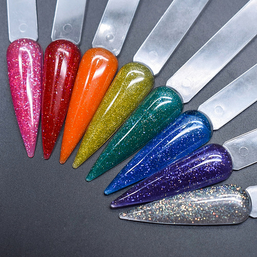 УЦЕНКА, Опция, гель моделирующий самовыравнивающий мерцающий (Оранжевый), 15 мл