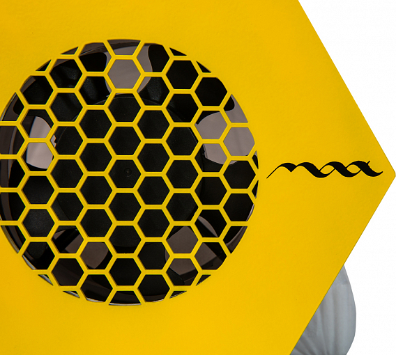 Max, Storm 6 - супер мощный встраиваемый пылесос (желтый), 32Вт