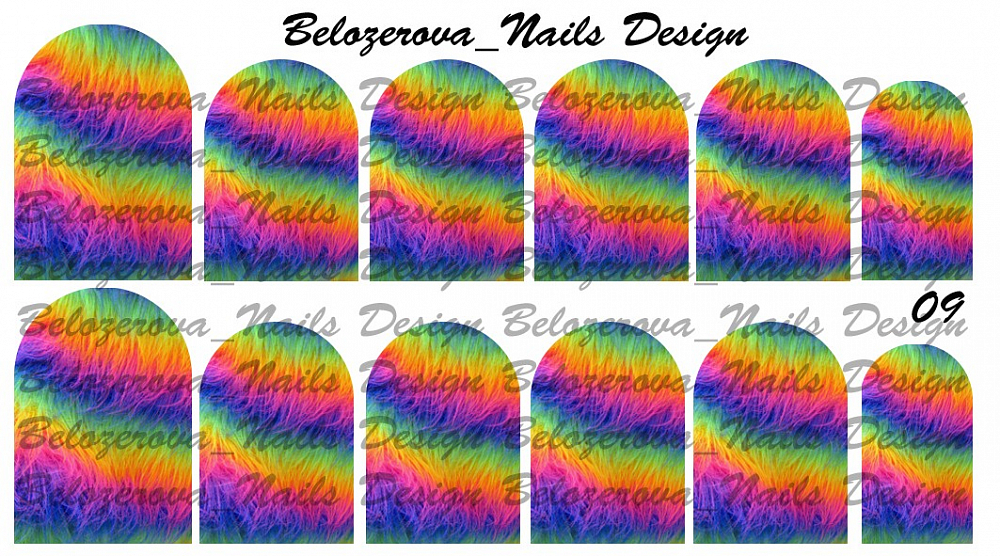 Слайдер-дизайн Belozerova Nails Design на прозрачной пленке (9)