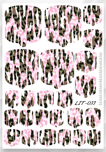 Anna Tkacheva, мини наклейки пленки для педикюра LIT-037