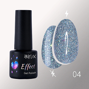 Irisk, Effect Gel Polish Reflective - светоотражающий гель-лак с эффектом №04, 5 мл