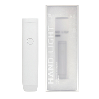 Мини лампа фонарик UV LED для маникюра Clear (квадрат белый)