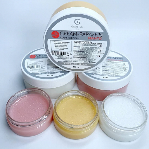 Grattol Premium, Cream-paraffin - крем-парафин для ухода за кожей рук и ног (гуава), 150 мл