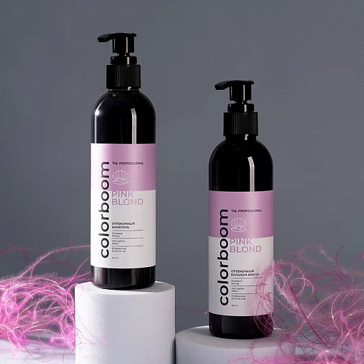 TNL, Color Boom Pink Blond - оттеночный шампунь для розового блонда, 400 мл