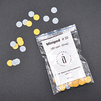 Atis, сменные файлы для педикюрного диска Juvipod D10 (Gray, 180 грит), 60 шт