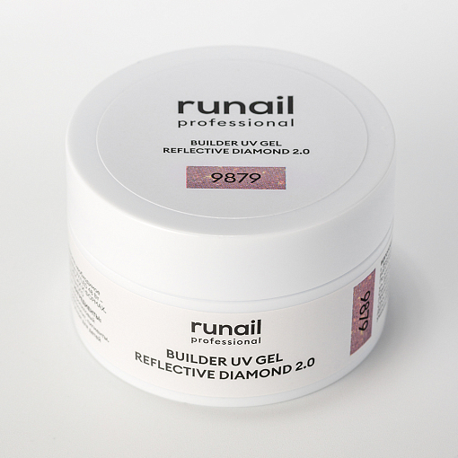 Runail, набор №127 моделирующий УФ-гель светоотражающий REFLECTIVE DIAMOND 2.0 (3 оттенка по 15 гр)