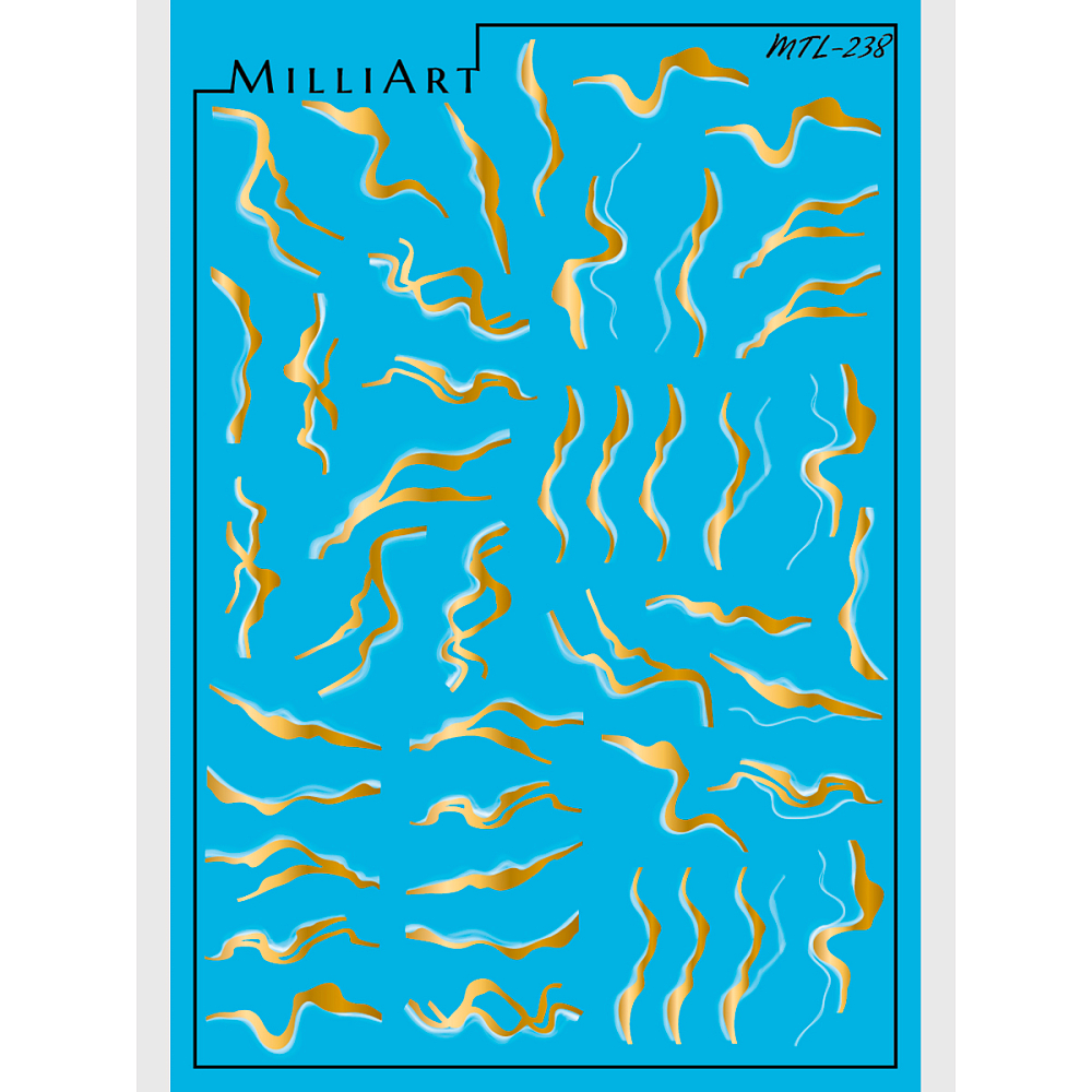 Anna Tkacheva, слайдер-дизайн MilliArt металлик MTL-238 Anna Tkacheva, слайдер-дизайн MilliArt металлик MTL-238