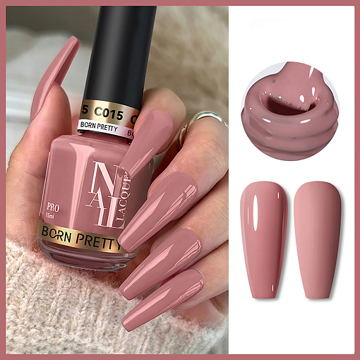 Born Pretty, PRO Regular Nail Lacquer - лак для ногтей C015, 15 мл