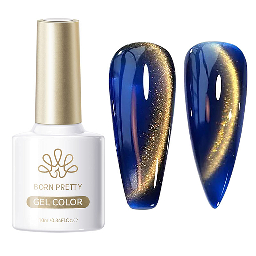 Born Pretty, Golden Shimmer Cat Magnetic Gel - магнитный гель-лак "кошачий глаз" MY231, 10 мл
