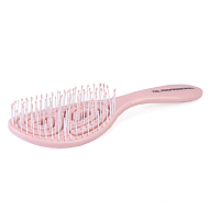 TNL, щетка массажная для волос овальная (190х60 мм, розовая)