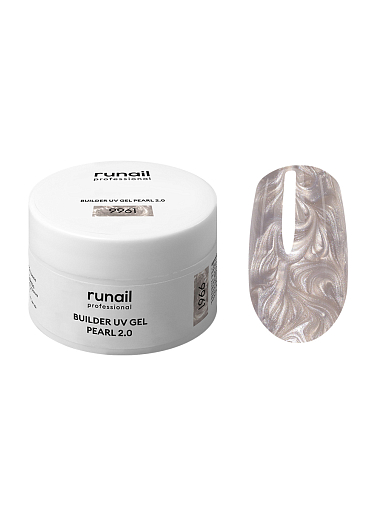 RuNail, набор №107 моделирующий УФ-гель c жемчужным эффектом PEARL 2.0 (5 оттенков по 15 гр)