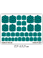 Anna Tkacheva, наклейки пленки для педикюра PR-227