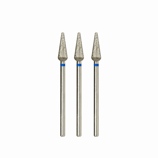 Набор алмазных фрез капля острая 866.104.266.120.040 (средняя d4.0мм), 3 шт