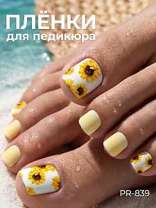 Anna Tkacheva, наклейки пленки для педикюра PR-839