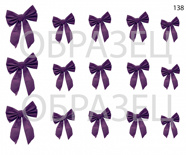 Слайдер-дизайн "Фиолетовые бантики 138"