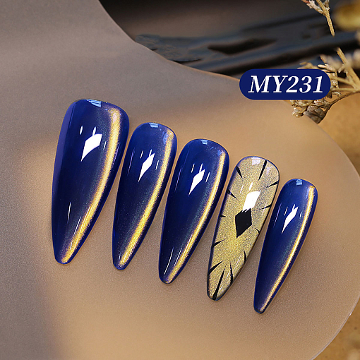 Born Pretty, Golden Shimmer Cat Magnetic Gel - магнитный гель-лак "кошачий глаз" MY231, 10 мл