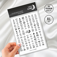 Una Luna, слайдер-дизайн для ногтей Hopepunk mood (MD201)