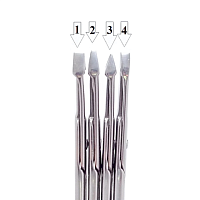 Staleks, пинцет-ножницы для бровей T4-20-01 (ПН-01, широкие прямые кромки)