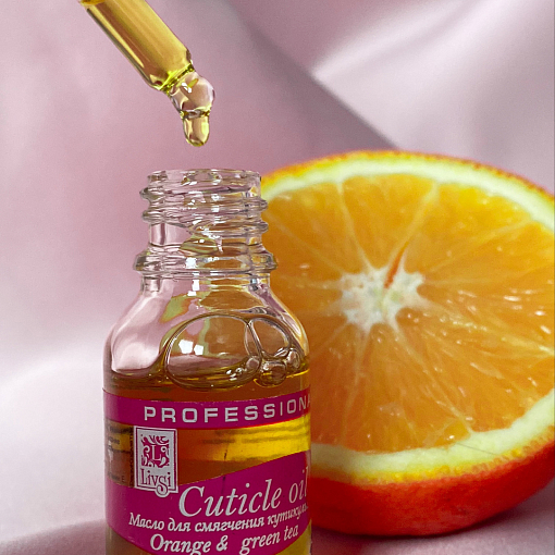 ФармКосметик / Livsi, Cuticle oil - масло для кутикулы (Orange & Green tea), 15 мл