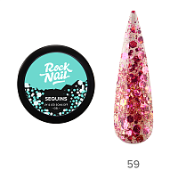 УЦЕНКА, RockNail, гель-краски Sequins №59, 5 гр