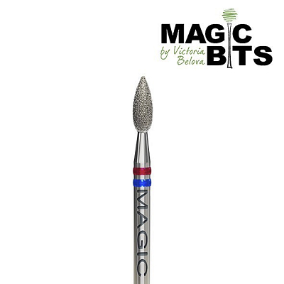 

Magic Bits, алмазная фреза пламя (2.7 мм, средне-мягкая)