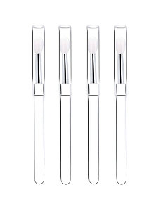 Набор аппликатор силиконовый для помады, теней и втирки для ногтей, 4 шт