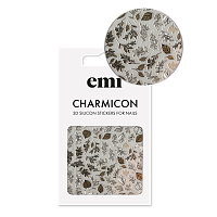 EMI, Charmicon 3D Silicone Stickers - 3D-наклейки для ногтей №222 (Листопад)