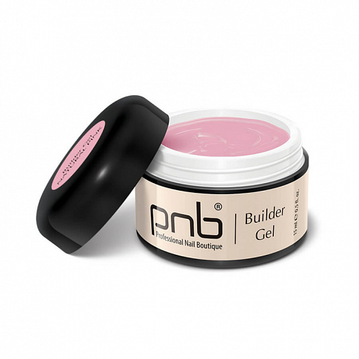 PNB, Builder Gel Natural Pink - моделирующий гель (натуральный розовый), 15 мл