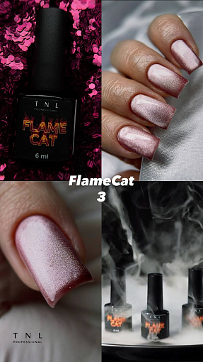 TNL, Flame Cat - гель-лак "корейская кошка" №03 (вулкан эмоций), 6 мл